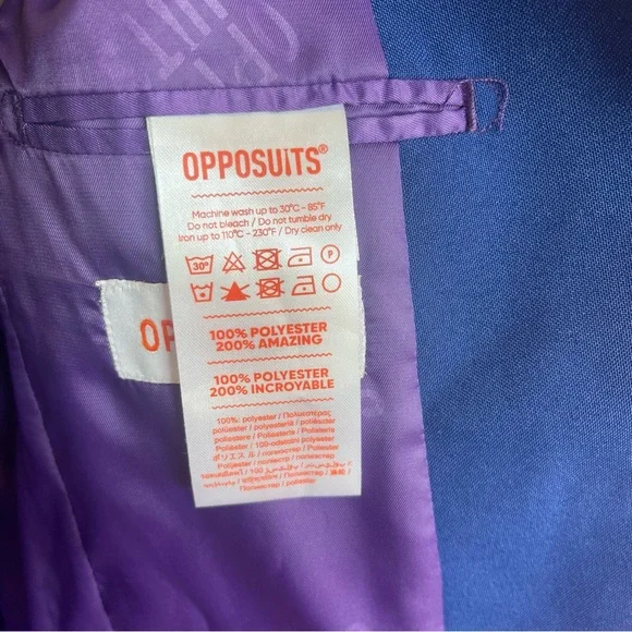 OppoSuits Boy’s Vibrant Blue Suit - Picture 5 of 15